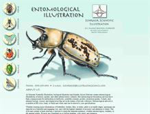 Tablet Screenshot of entomologicalillustration.com